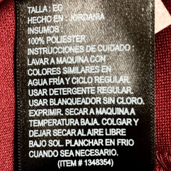 Men's Bolle' Performance 1/4 Zip Long Sleeve Golf Shirt Sz XL  Burgundy Red 76T - Picture 6 of 7